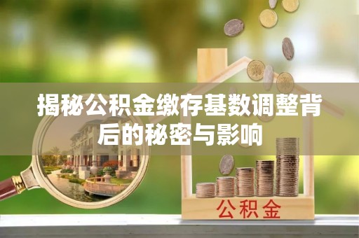 前锋揭秘公积金缴存基数调整背后的秘密与影响