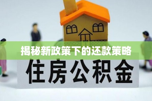 前锋揭秘新政策下的还款策略