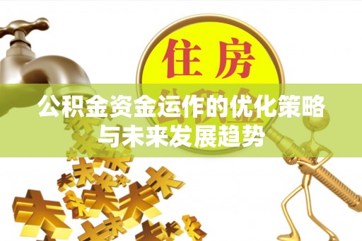 前锋公积金资金运作的优化策略与未来发展趋势