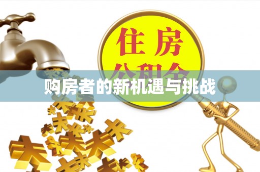前锋购房者的新机遇与挑战