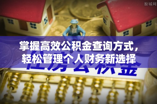 前锋掌握高效公积金查询方式，轻松管理个人财务新选择
