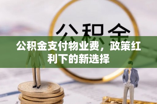 前锋公积金支付物业费，政策红利下的新选择