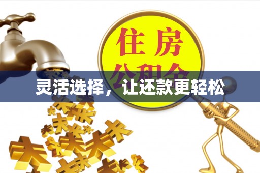 前锋灵活选择，让还款更轻松