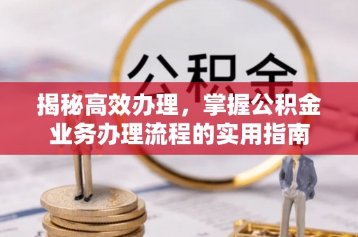 前锋揭秘高效办理，掌握公积金业务办理流程的实用指南