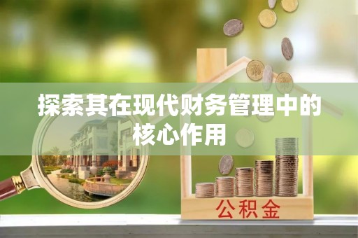 前锋探索其在现代财务管理中的核心作用