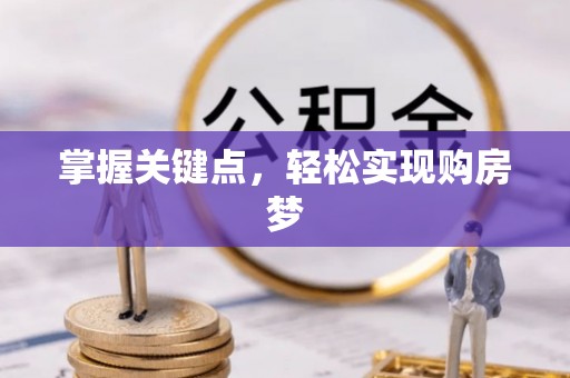 前锋掌握关键点，轻松实现购房梦