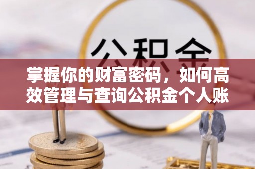 前锋掌握你的财富密码，如何高效管理与查询公积金个人账户信息