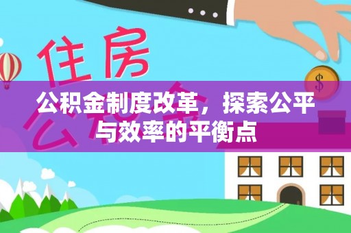 前锋公积金制度改革，探索公平与效率的平衡点