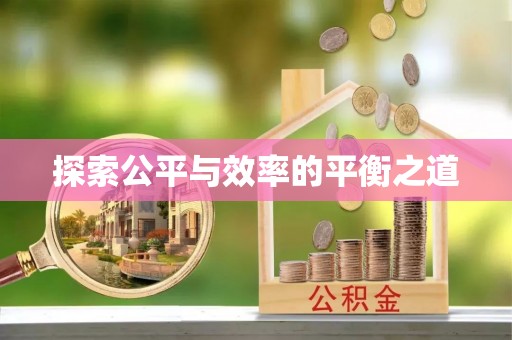 前锋探索公平与效率的平衡之道