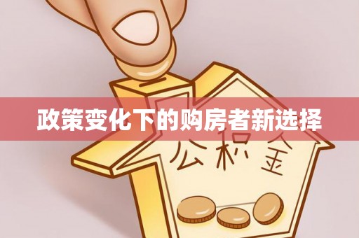 前锋政策变化下的购房者新选择