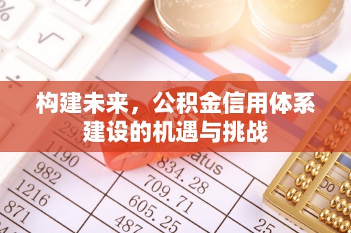 前锋构建未来，公积金信用体系建设的机遇与挑战